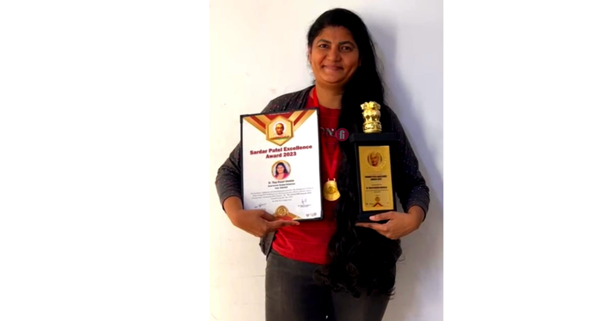 Dr. Thejo Kumari Amudala: A Trailblazer Honored with the Sardar Patel Excellence Award 2023